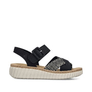 Rieker 69269-00 Sandals-Black