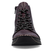 Rieker 71510-30 Ankle Boots-Bordo