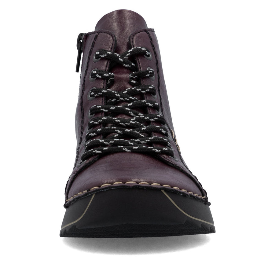 Rieker 71510-30 Ankle Boots-Bordo