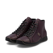 Rieker 71510-30 Ankle Boots-Bordo