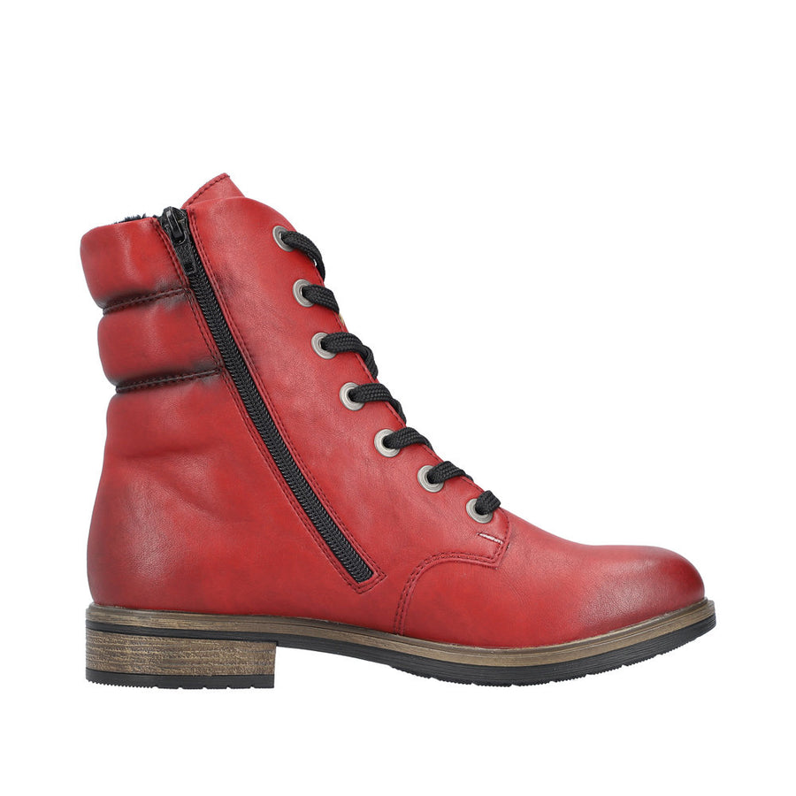 Rieker 72212 Ankle Boot-Red