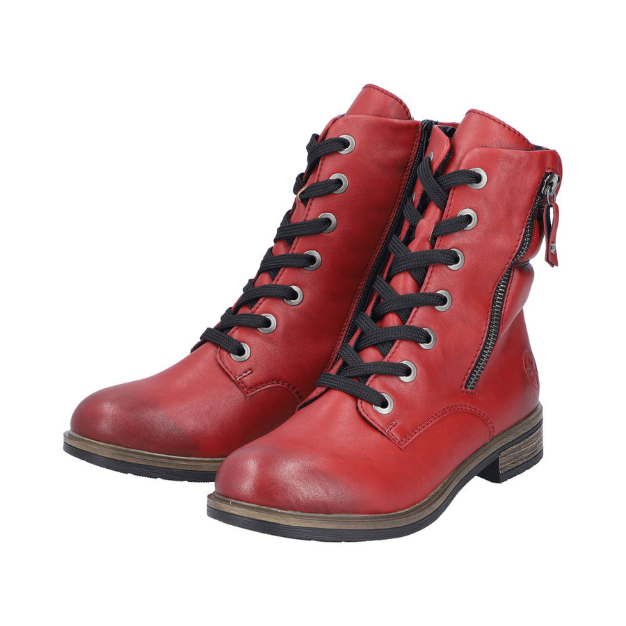 Rieker 72212 Ankle Boot-Red