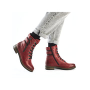 Rieker 72212 Ankle Boot-Red