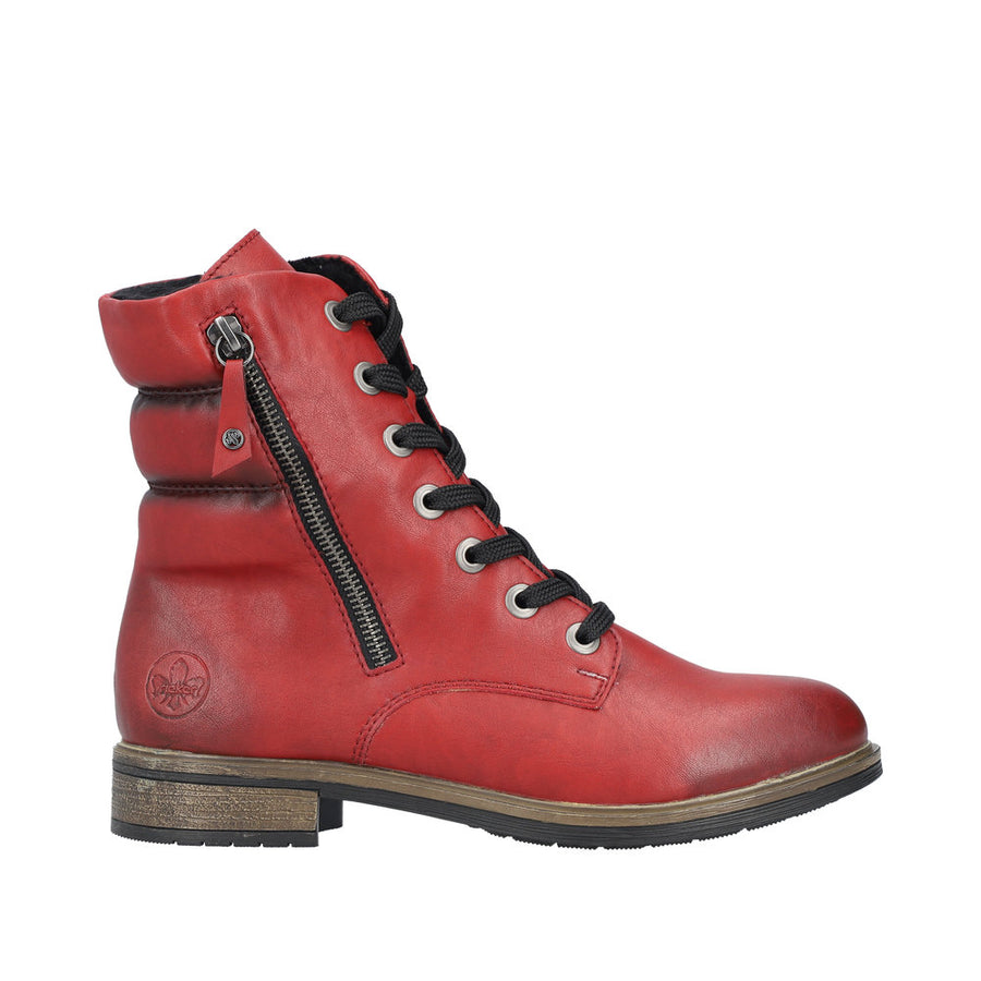 Rieker 72212 Ankle Boot-Red