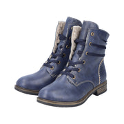 Rieker 72229 Ankle Boot-Petrol Blue