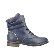 Rieker 72229 Ankle Boot-Petrol Blue