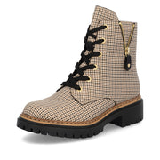 Rieker 72617-60 Ankle Boot-Beige Multi