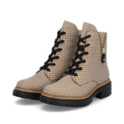 Rieker 72617-60 Ankle Boot-Beige Multi