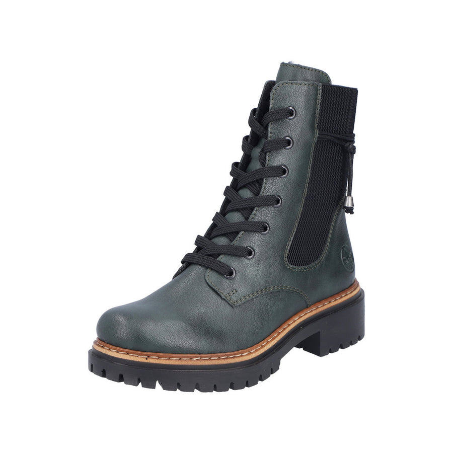 Rieker 72637 Ankle Boot-Forest