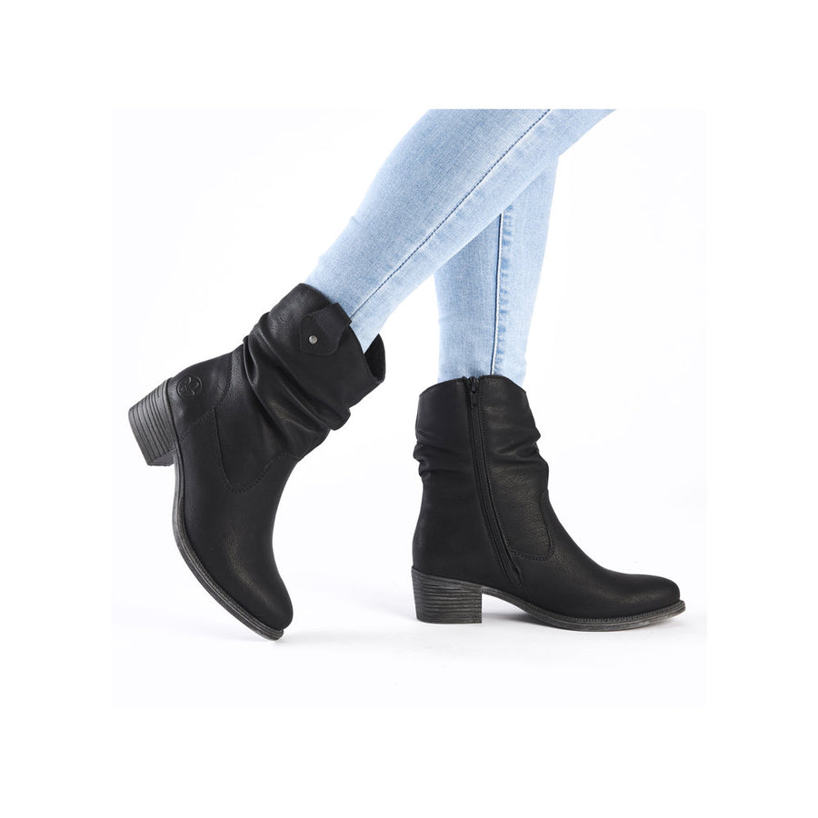 Rieker 73170 Ankle Boot-Black