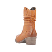 Rieker 73170 Ankle Boot-Tan