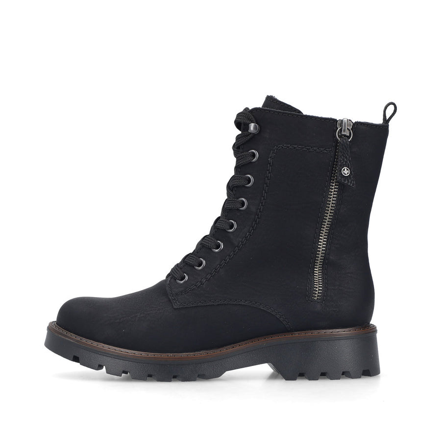 Rieker 73210-00 Ankle Boot-Black