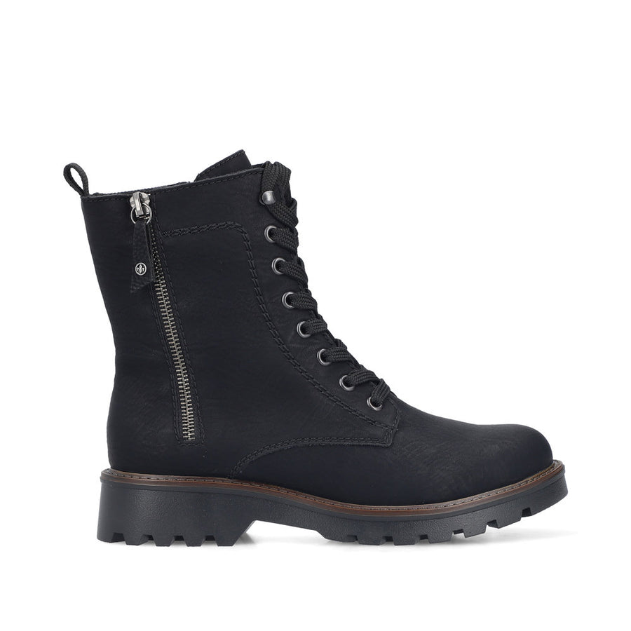 Rieker 73210-00 Ankle Boot-Black
