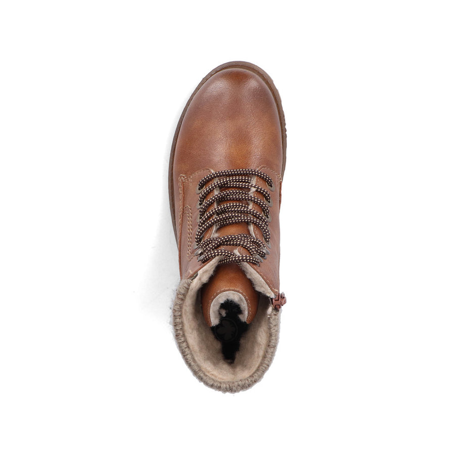 Rieker 73220-24 Ankle Boot-Tan