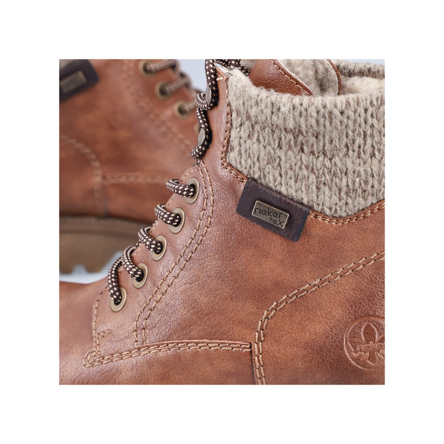 Rieker 73220-24 Ankle Boot-Tan