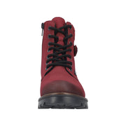 Rieker 73225 Ankle Boot-Burgundy