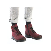 Rieker 73225 Ankle Boot-Burgundy