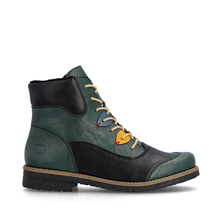 Rieker 73510-90 Ankle Boots-Green Multi