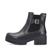 Rieker 74560-00 Ankle Boots-Black