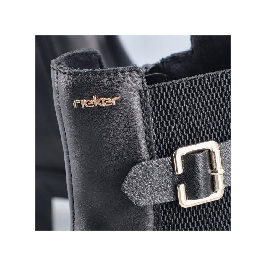 Rieker 74560-00 Ankle Boots-Black
