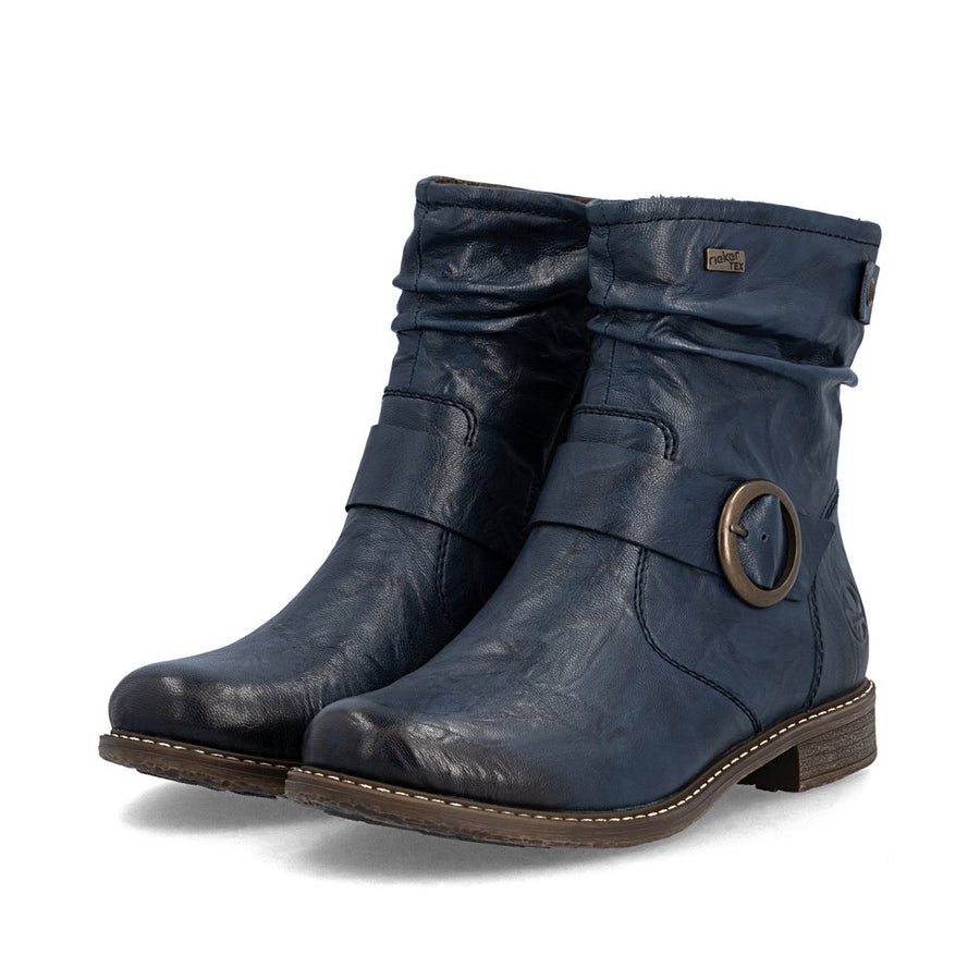 Rieker 74857-14 Ankle Boots-Navy