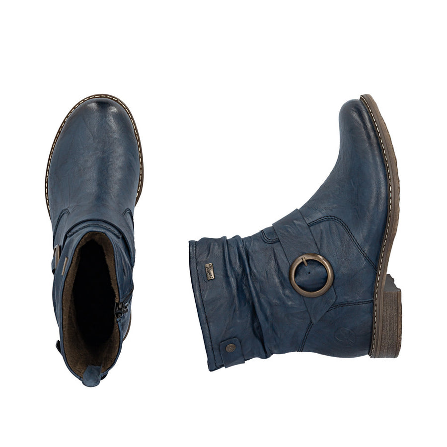 Rieker 74857-14 Ankle Boots-Navy
