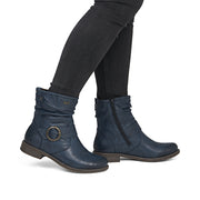 Rieker 74857-14 Ankle Boots-Navy