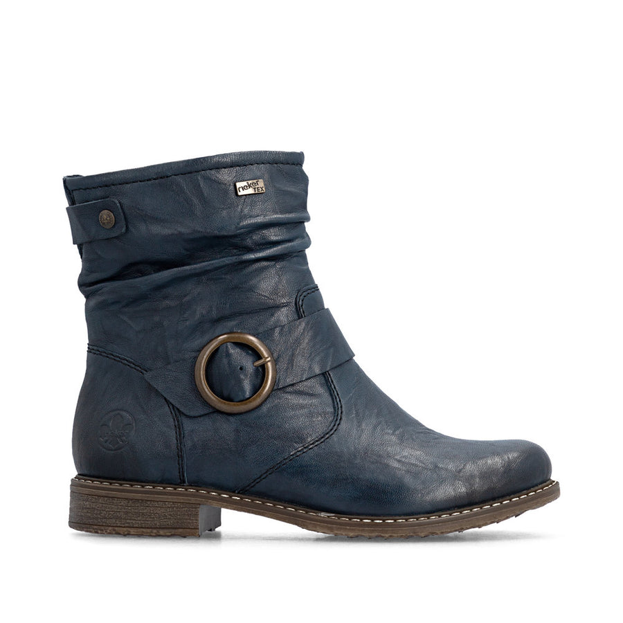 Rieker 74857-14 Ankle Boots-Navy