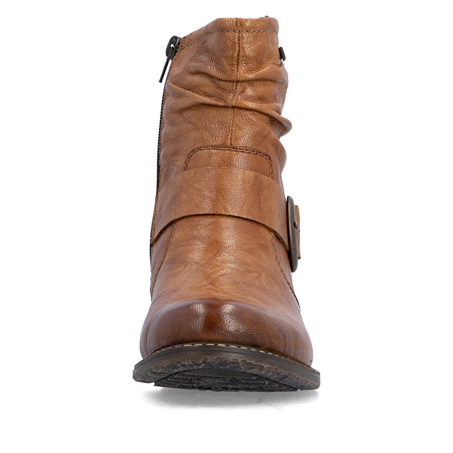 Rieker 74857-22 Ankle Boots-Tan