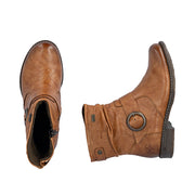 Rieker 74857-22 Ankle Boots-Tan
