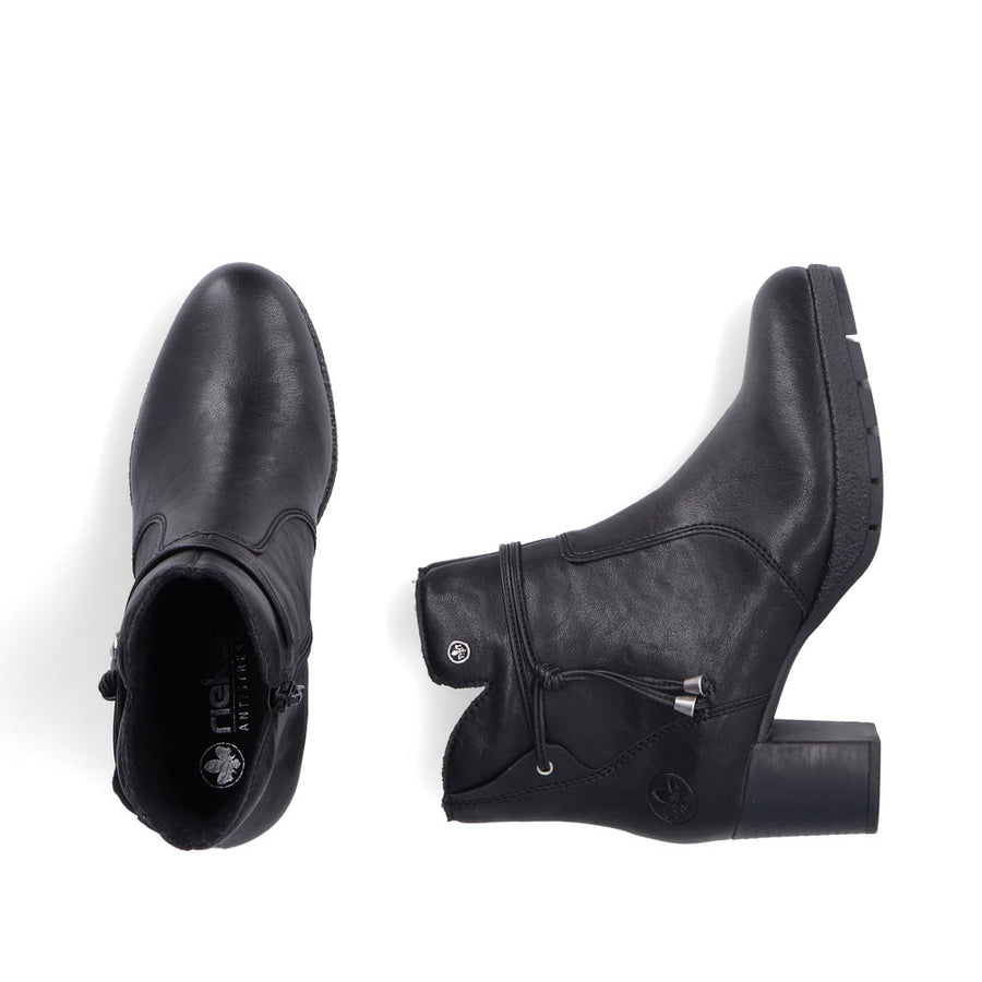 Rieker 77667-00 Ankle Boot-Black
