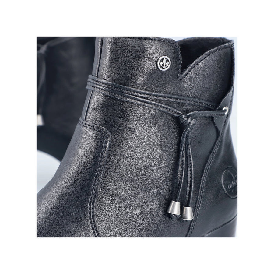 Rieker 77667-00 Ankle Boot-Black
