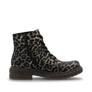 Rieker 78240-90 Ankle Boot-Black Leopard