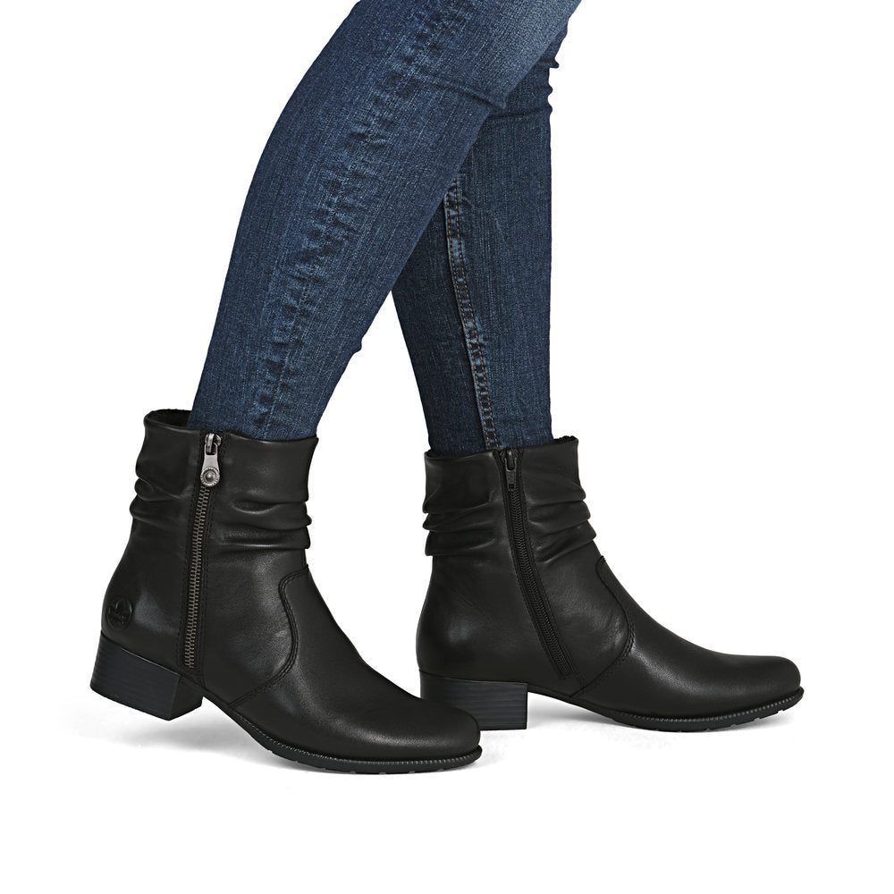 Rieker 78656 Ankle Boot-Black