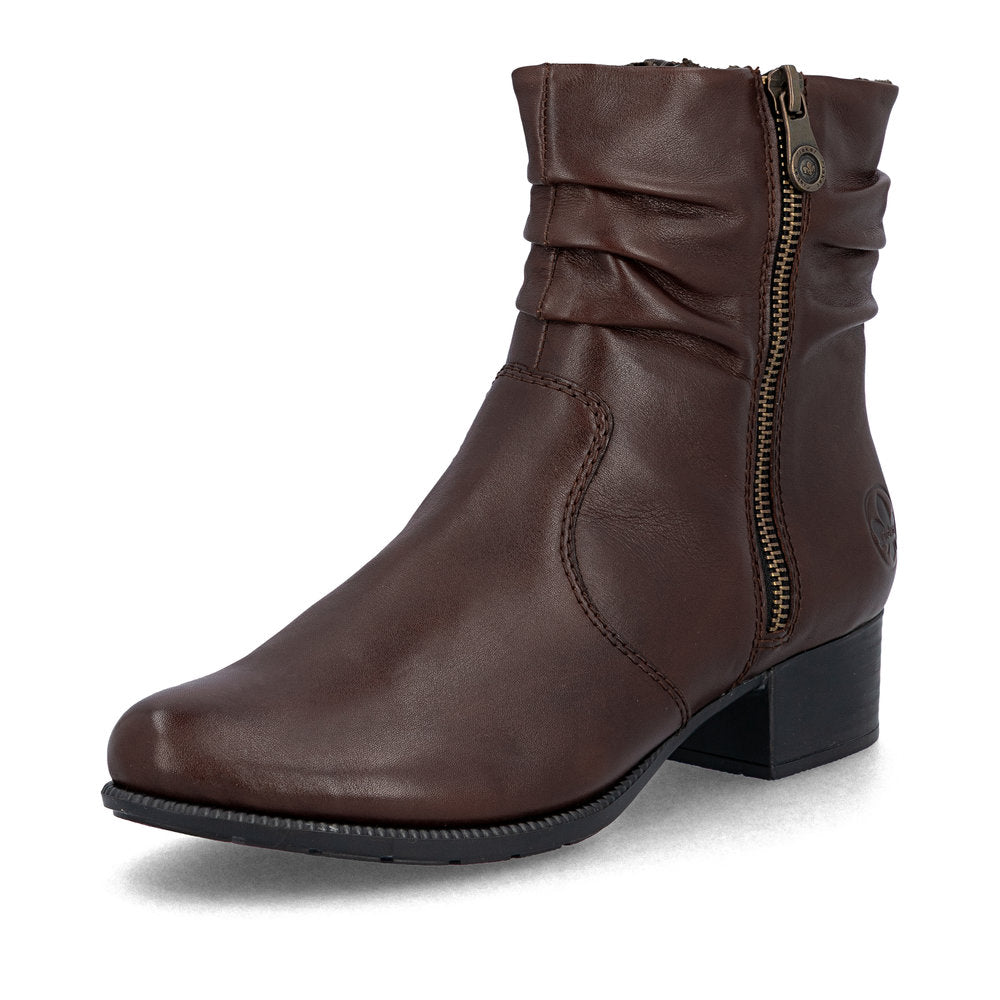 Rieker 78656 Ankle Boot-Brown