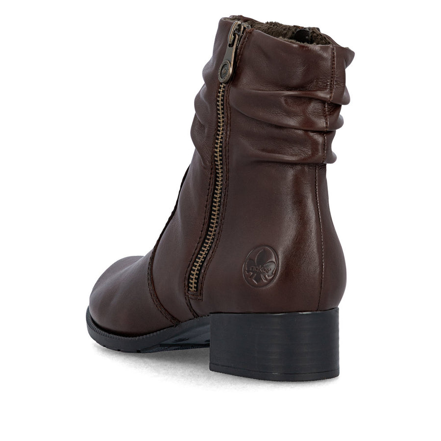 Rieker 78656 Ankle Boot-Brown