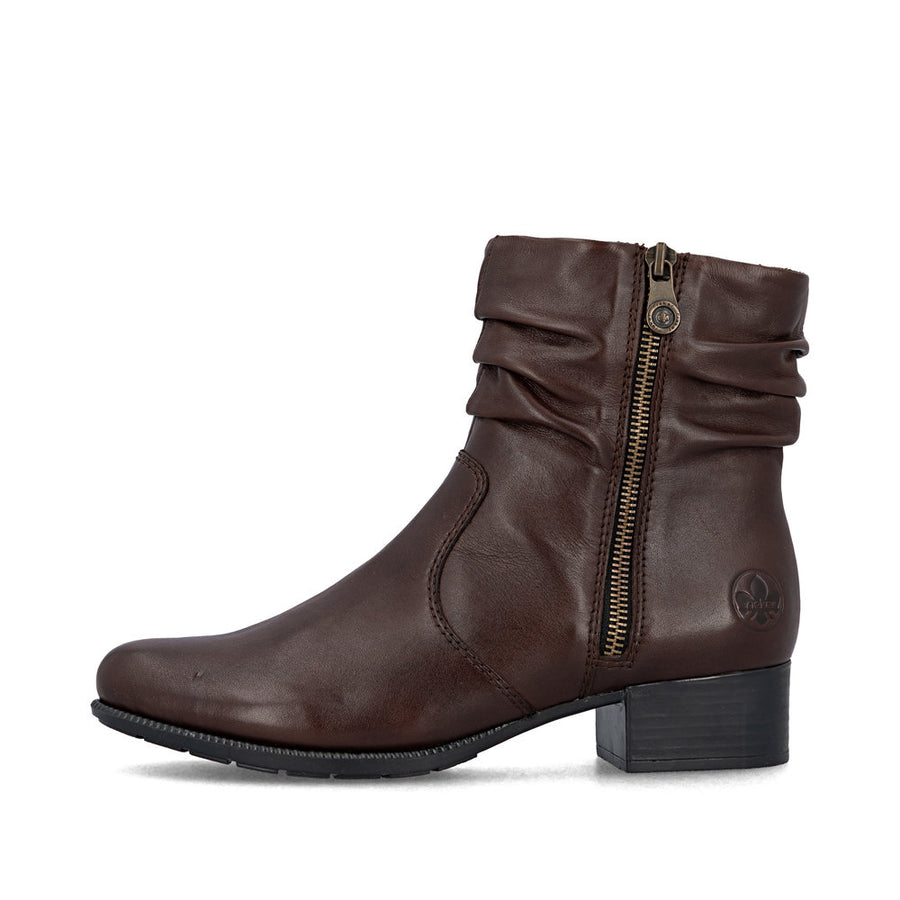 Rieker 78656 Ankle Boot-Brown