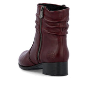 Rieker 78656 Ankle Boot-Wine