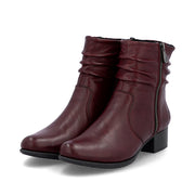 Rieker 78656 Ankle Boot-Wine