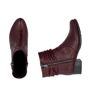 Rieker 78656 Ankle Boot-Wine