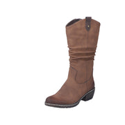 Rieker 93775 Long Boot-Tan