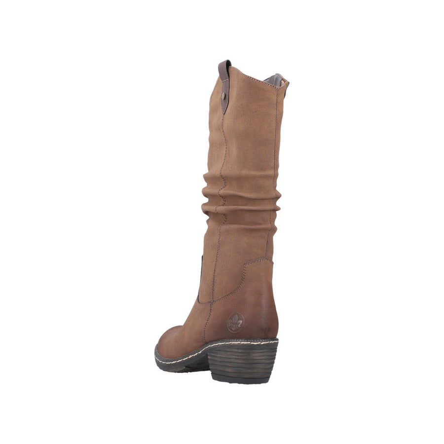 Rieker 93775 Long Boot-Tan