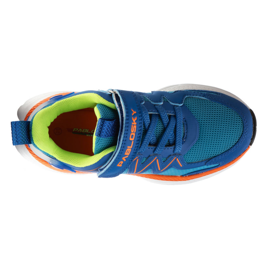 Pablosky 978640 Boys Trainer-Blue/Orange
