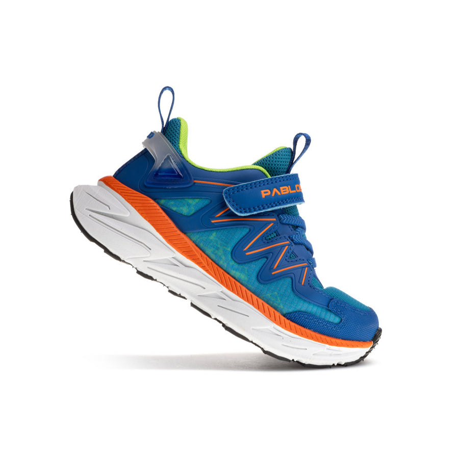 Pablosky 978640 Boys Trainer-Blue/Orange