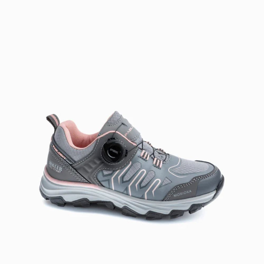 Pablosky 978850 Girls Trainer-Grey/Pink