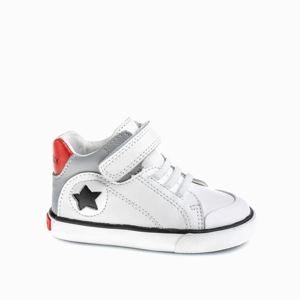 Pablosky 983305 Boy's Boot-White Multi