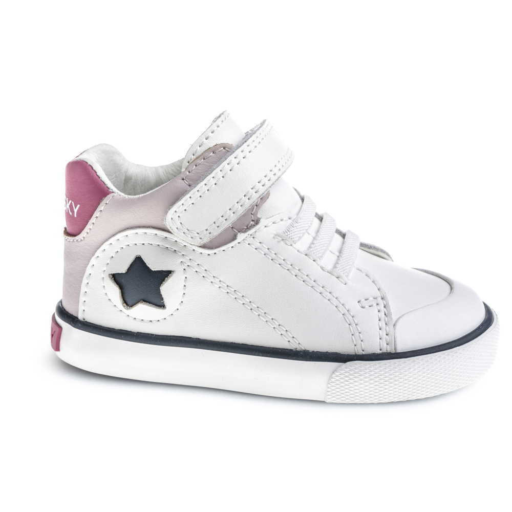 Pablosky 983307 Girl's Boot-White Multi