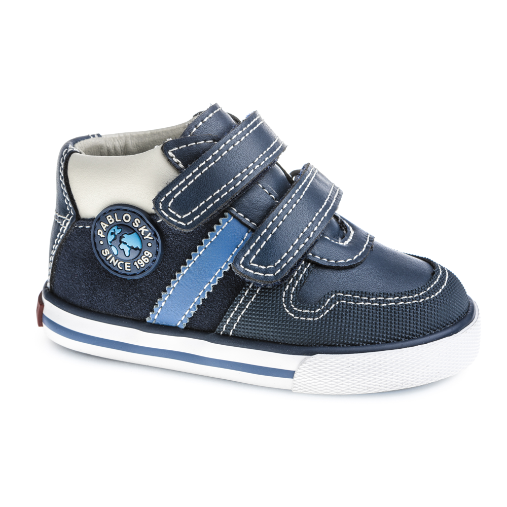 Pablosky 983420 Boy's Boot-Navy/Blue