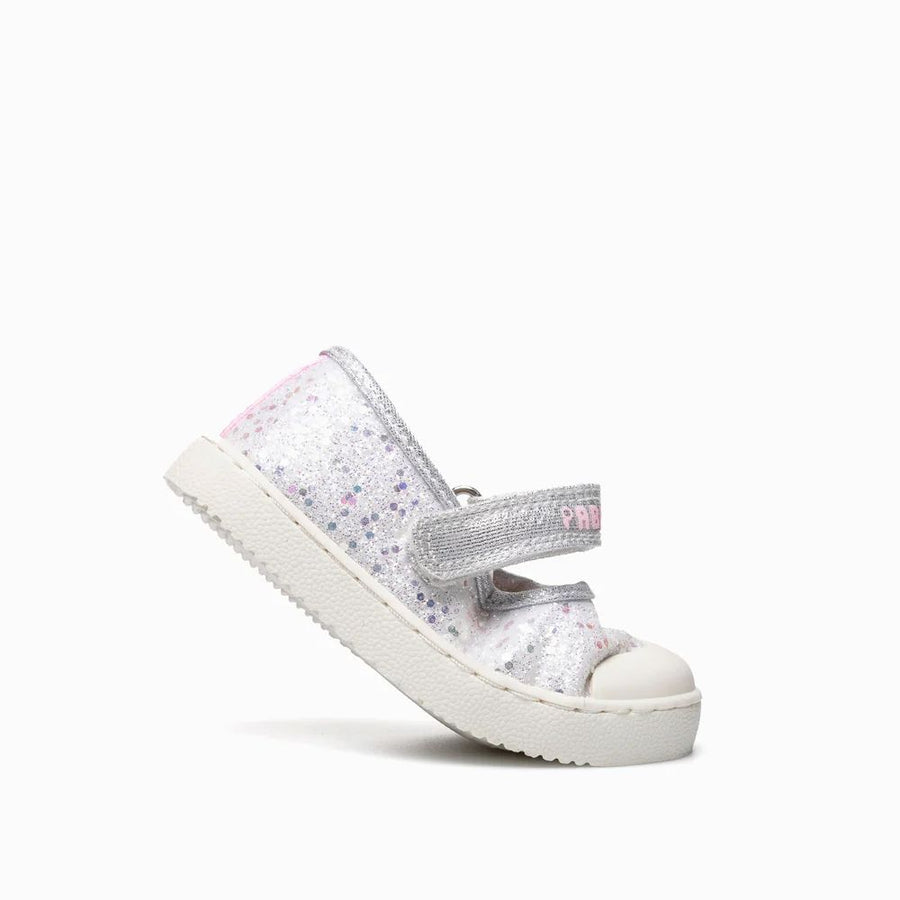 Pablosky 984150 Girls' Shoe-Silver Glitter