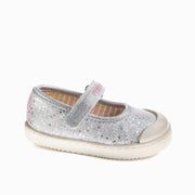 Pablosky 984150 Girls' Shoe-Silver Glitter